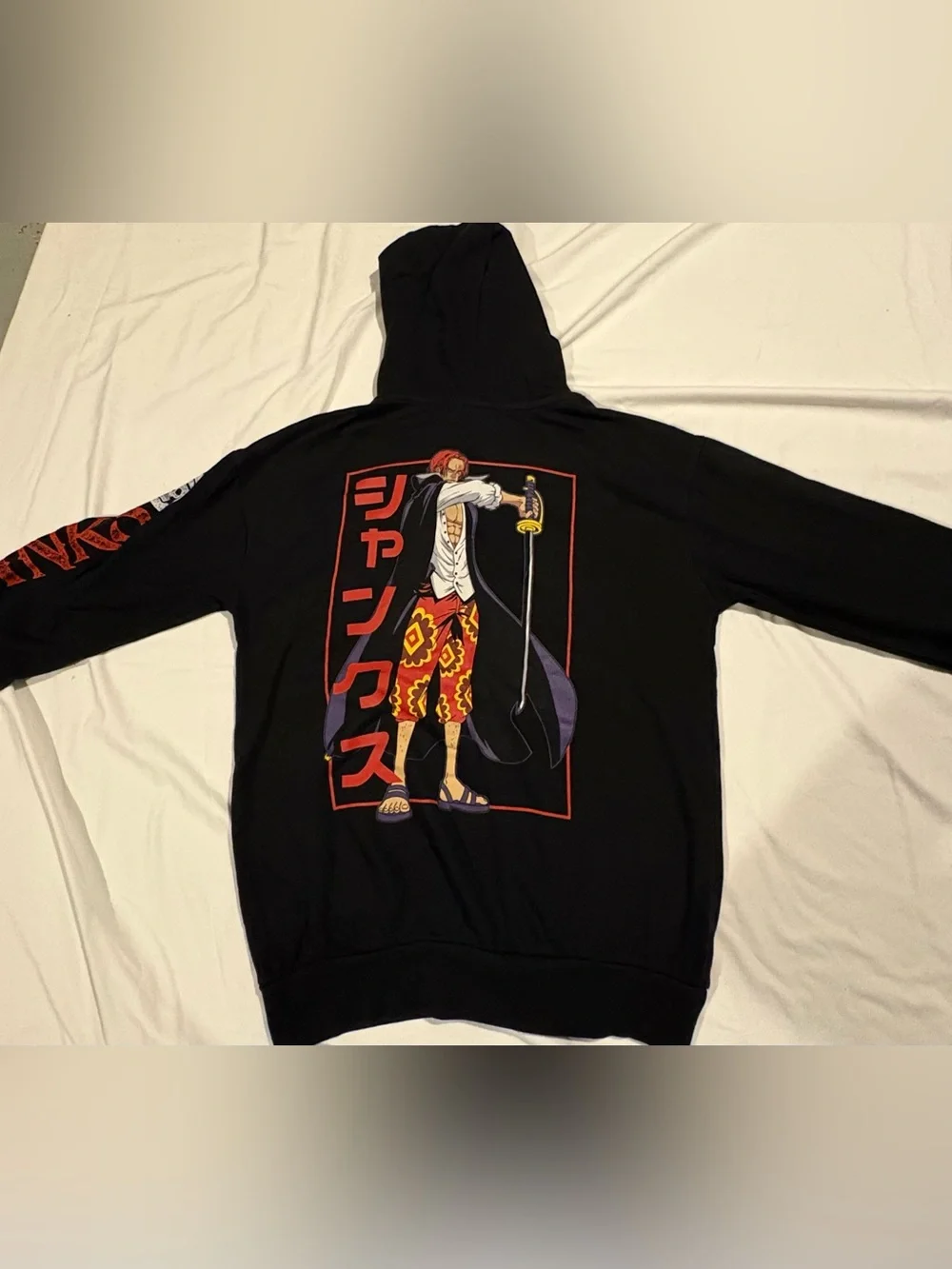 Rare One Piece Film Red Adventure Mens Hoodie Size:Small